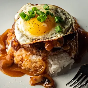 Loco Moco Preparation Step by Step